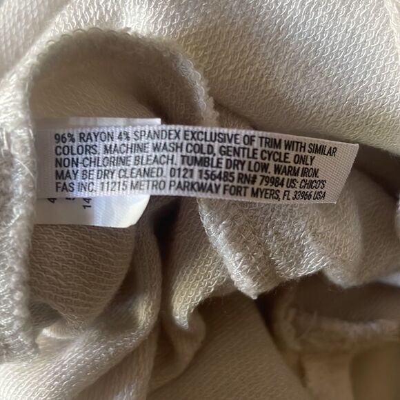 Soma Weekend split curved back hem super soft rayon stretch t-shirt loungewear - Picture 9 of 12